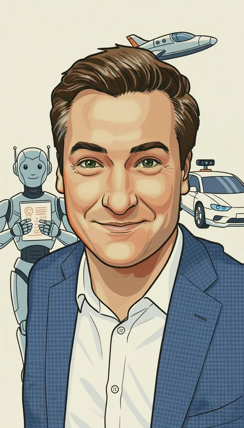 Portraitzeichnung von Andreas Menn