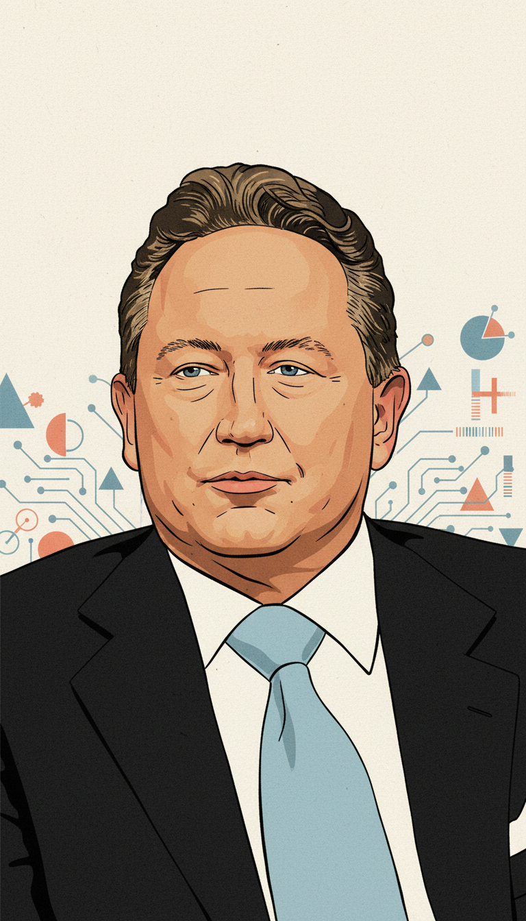 Gezeichnetes Portr&auml;t von Andrew Forrest
